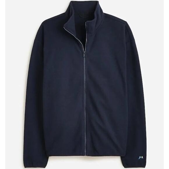 J.Crew Full-Zip Recycled Fleece Jacket – Navy – XL – NWT - Picture 1 of 9